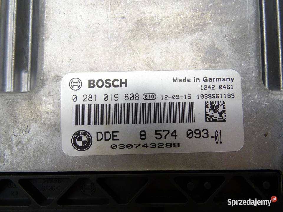 STEROWNIK KOMPUTER SILNIKA 8574093 20 D BMW F30