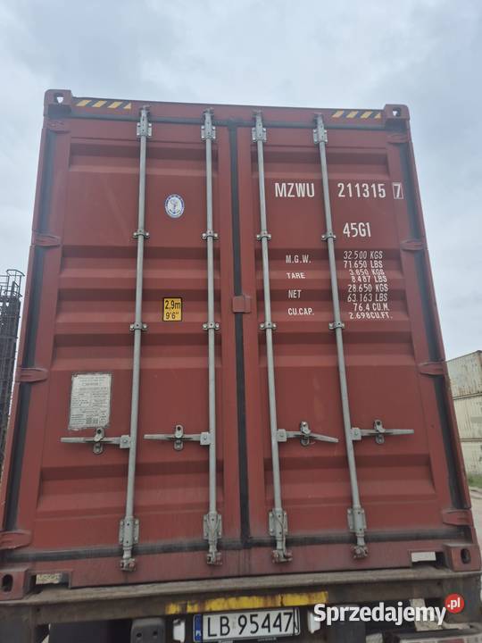 Kontener morski kontener magazynowy 40hc 2021 w