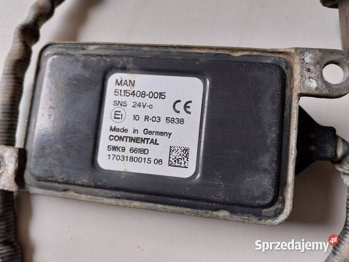 Czujnik nox spalin sonda man tgx 18480 świętokrzyskie