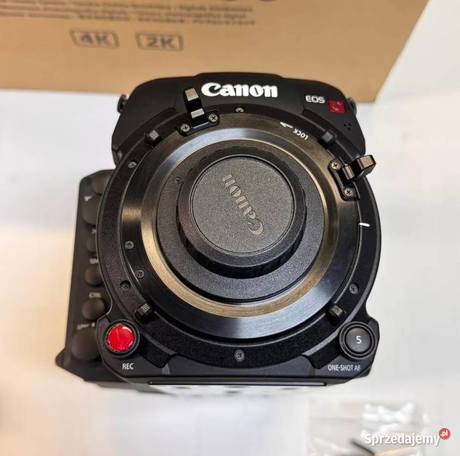 Korpus kamery filmowej Canon C700 z mocowaniem Aparaty Warlity Małe