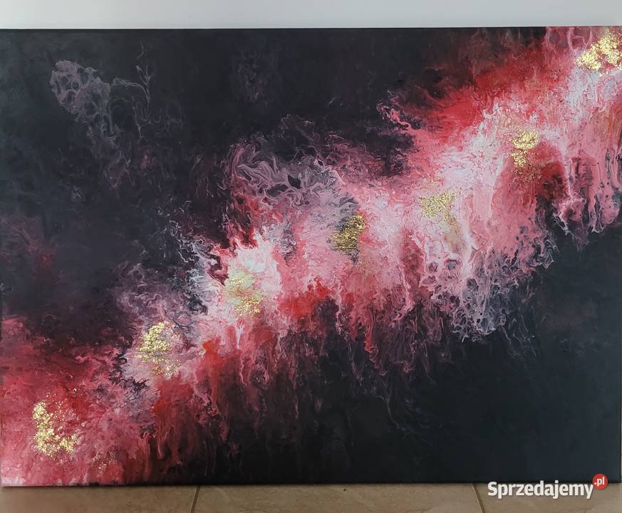 Duży obraz teksturowany 55x75 Kępno