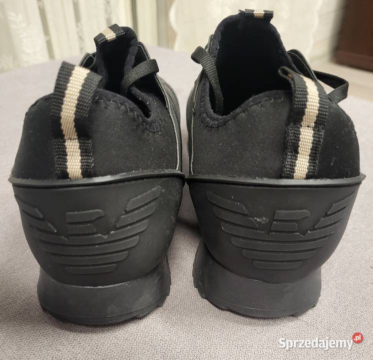 Buty EA7 Emporio Armani czarne że złotym napisem inna Chorzów sprzedam