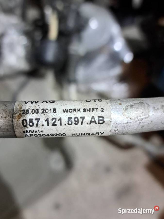 Przewód wodna audi Q7 A8 057121597AB dolnośląskie Wrocław