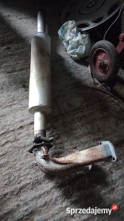 Kolektor wydechowy c330 z tłumikiem Gdów