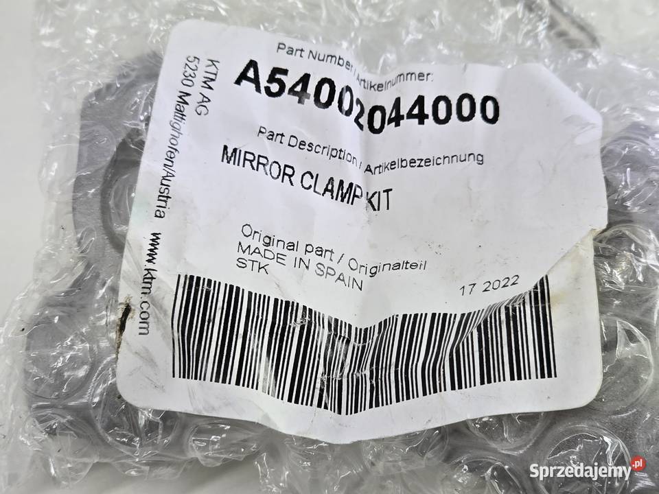 Mocowanie Uchwyt Lusterek Husqvarna Te 300 Tpi Dźwignie sprzęgła i hamulca łódzkie Łódź sprzedam