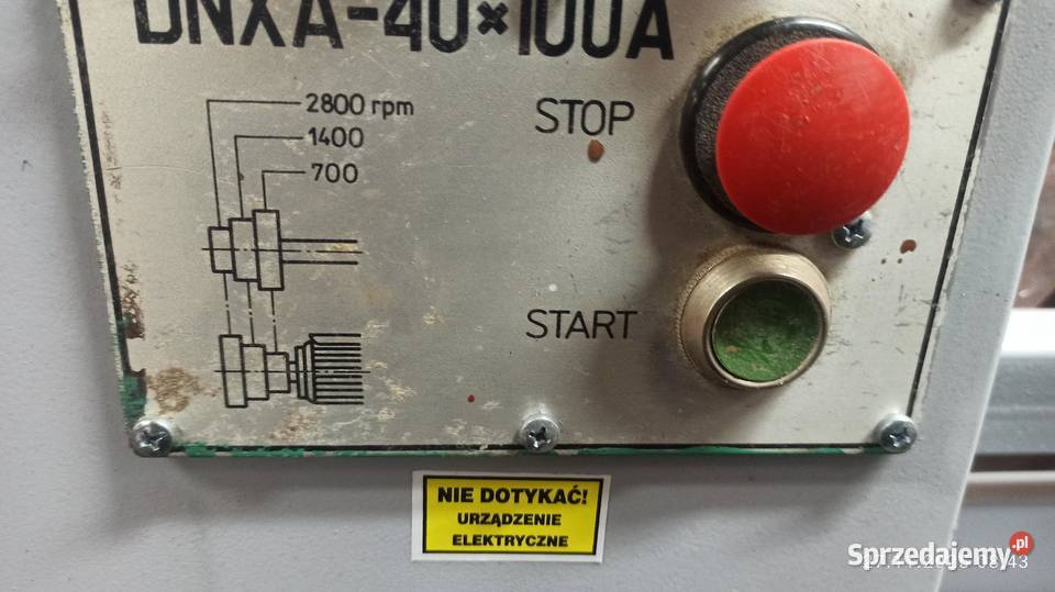 tokarka gomad remoncie lignum typ DNXA40x 100 A lubuskie Kłodawa