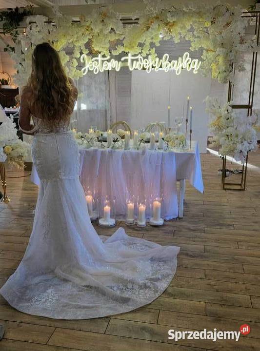 Napis led Neon Jestem Twoją Bajką Ledon LOVE Atrakcje i pokazy Deszczno