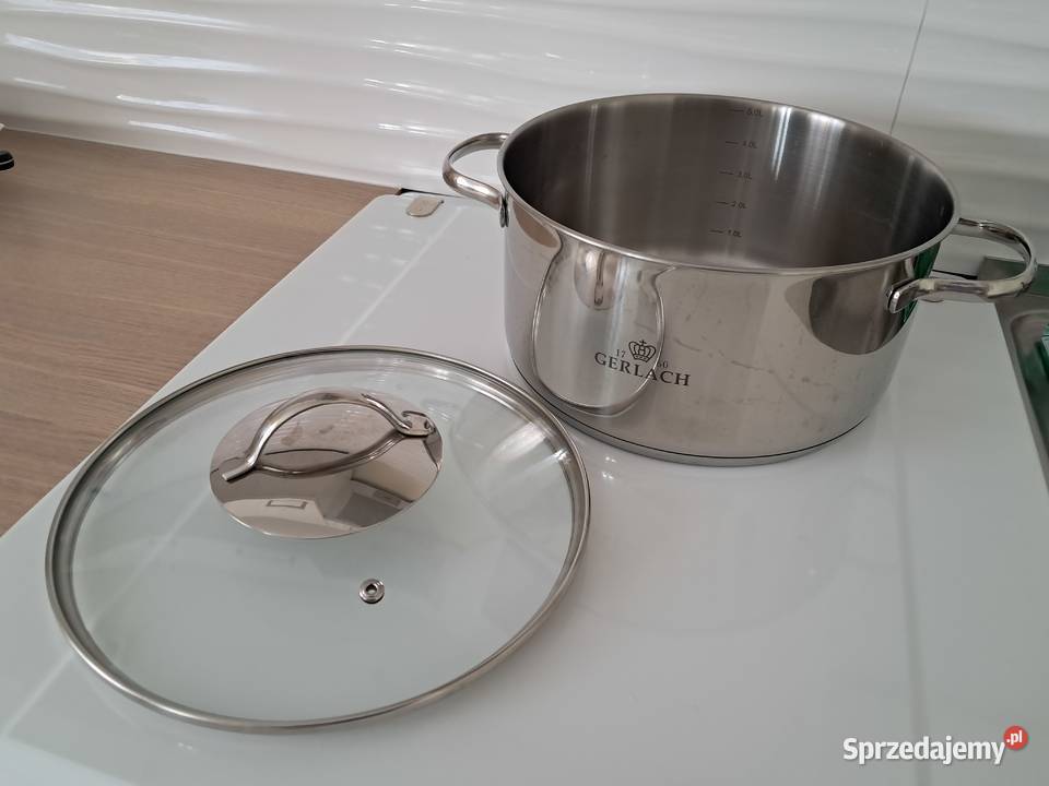 Garnek z pokrywką Gerlach 5000 ml do sprzedania Garnki i szybkowary Kraków