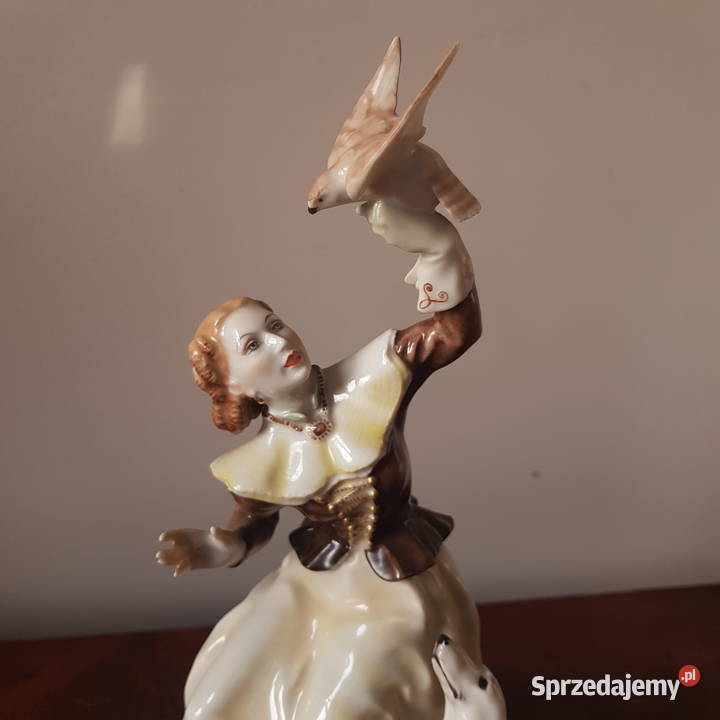 Figurka porcelanowa Hutschenreuter sygnowana warmińsko-mazurskie Orneta