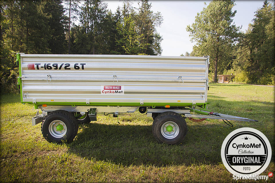 Przyczepa rolnicza dwuosiowa T1692 6 Ton Bieńkowice sprzedam