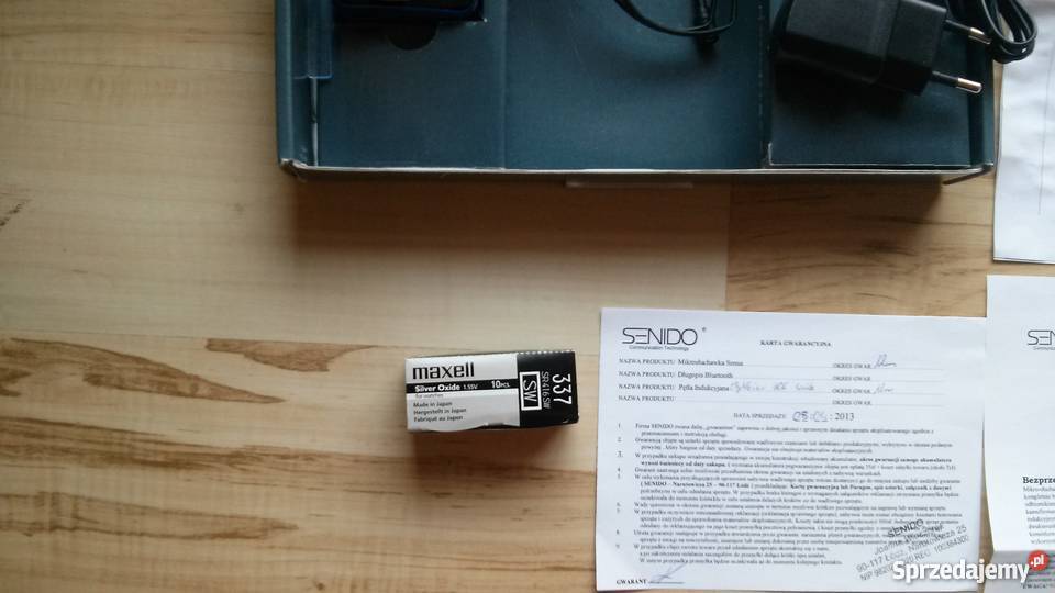 mikrosłuchawka sensa zestaw SENIDO