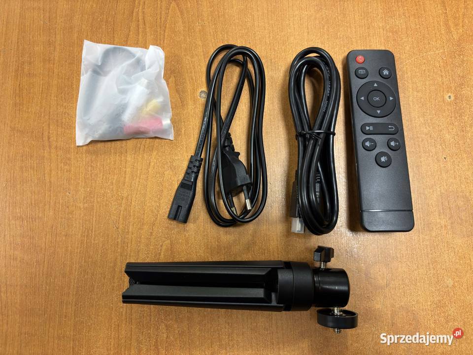 Projektor AKIYO O7 Biały Komplet