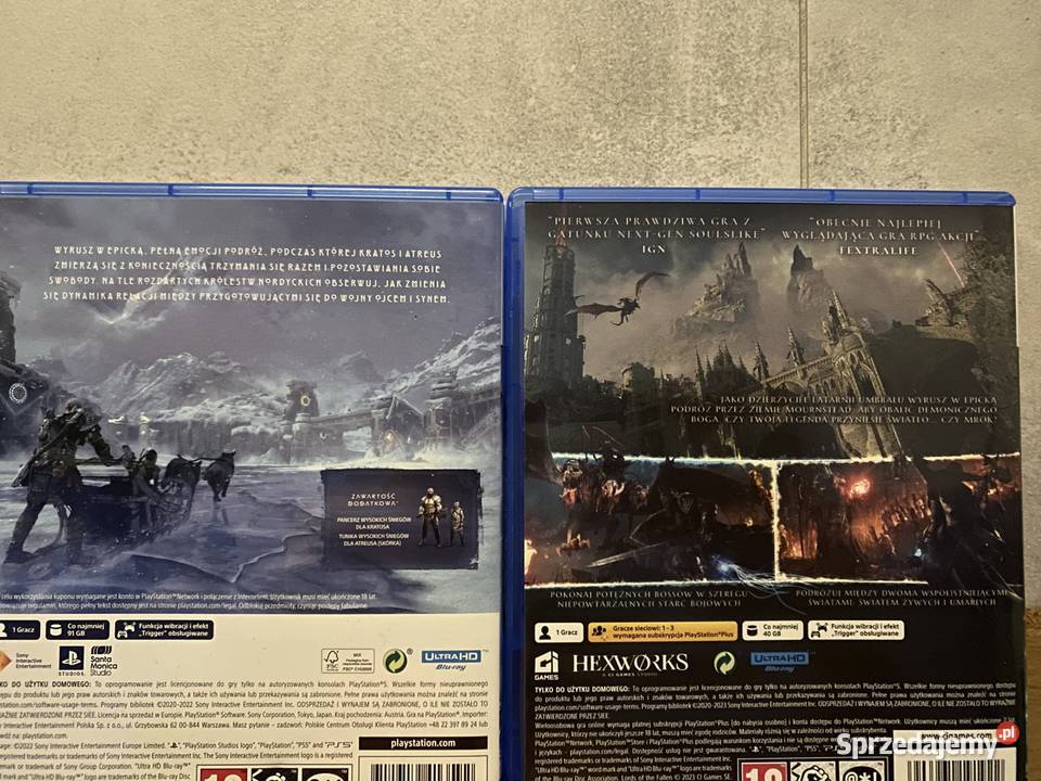 Zestaw gier na 5 PlayStation 5 kujawsko-pomorskie Stara Wieś sprzedam