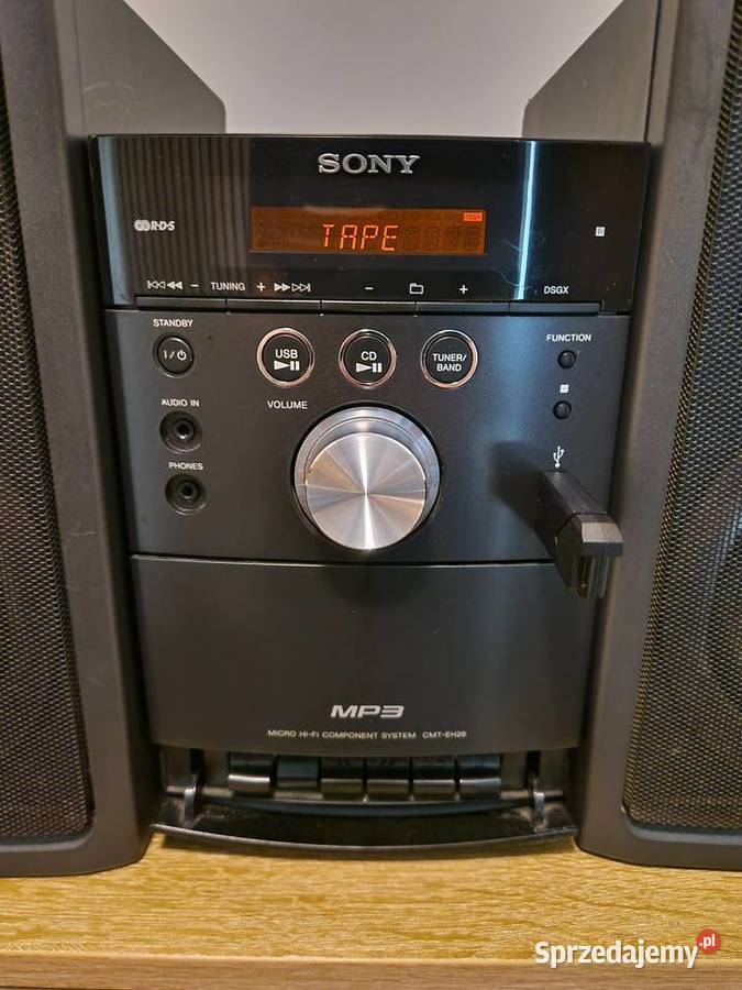 Mikro Mini wieża Sony z USB na pendrive Koronowo