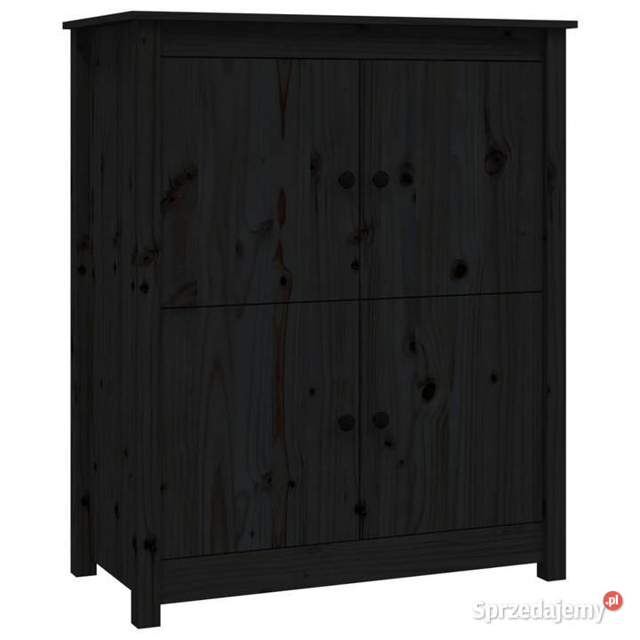 Szafka czarna 83x415x100 lite drewno sosnowe mazowieckie Warszawa