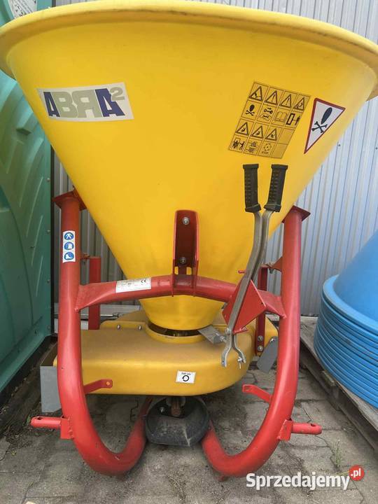 Rozsiewacz nawozów jednotarczowy plastikowy nowy nieuszkodzony