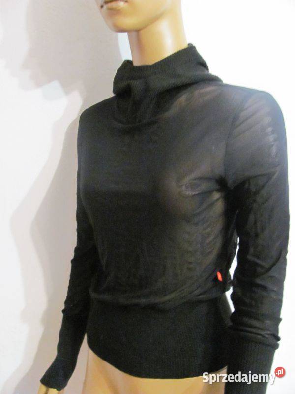 top cropp bluza z kapturem siateczka Topy i koszulki