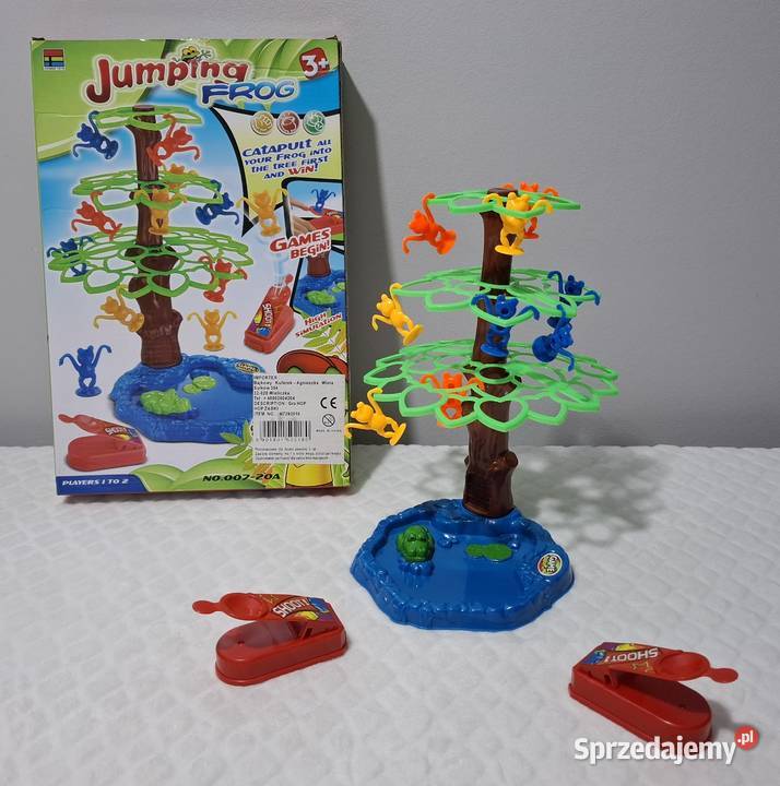 Gra rodzinna Jumping Frog Skaczące żabki Zabawka Czeladź
