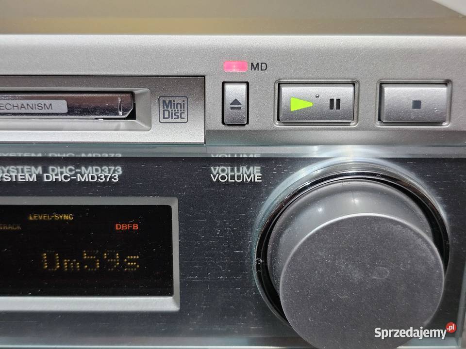 Wieża stereo Sony DHCMD373 MiniDisc Wysyłka Kraków