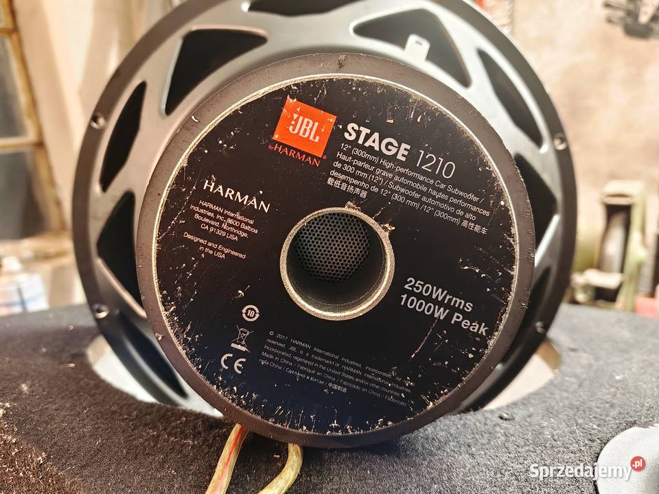 Skrzynia basowa bassowa subwoofer tuba JBL Stage śląskie Niegowonice