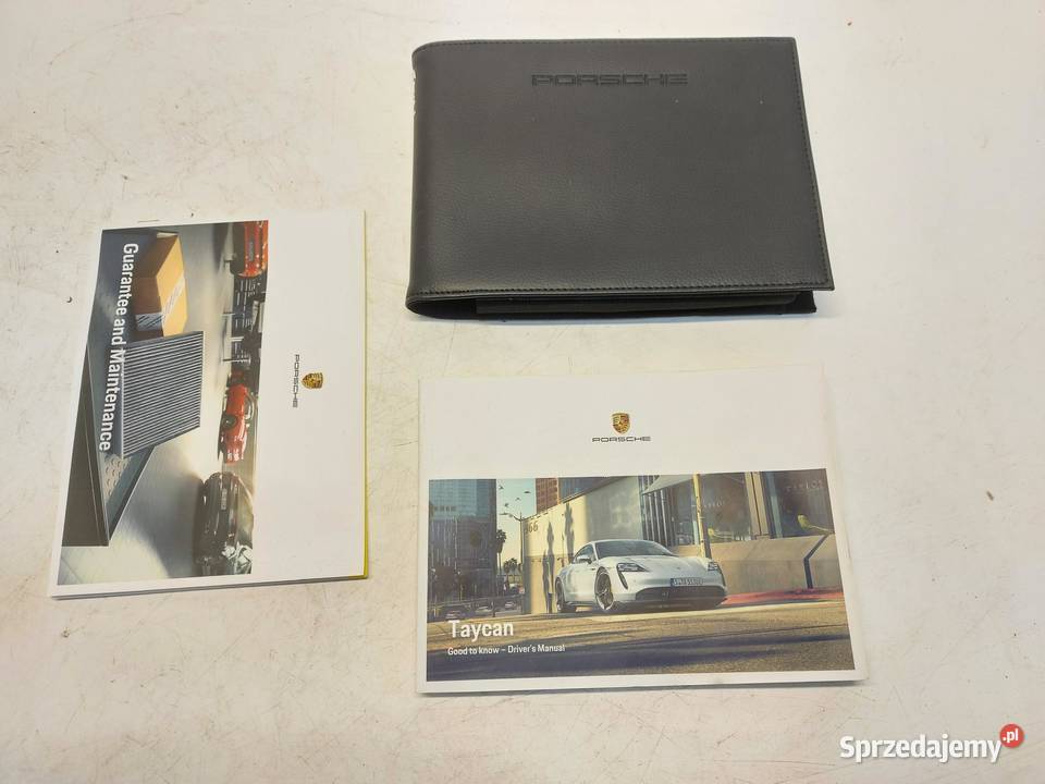 Porsche Taycan GTS 9J1 2023r Ksiązki serwisowe dolnośląskie