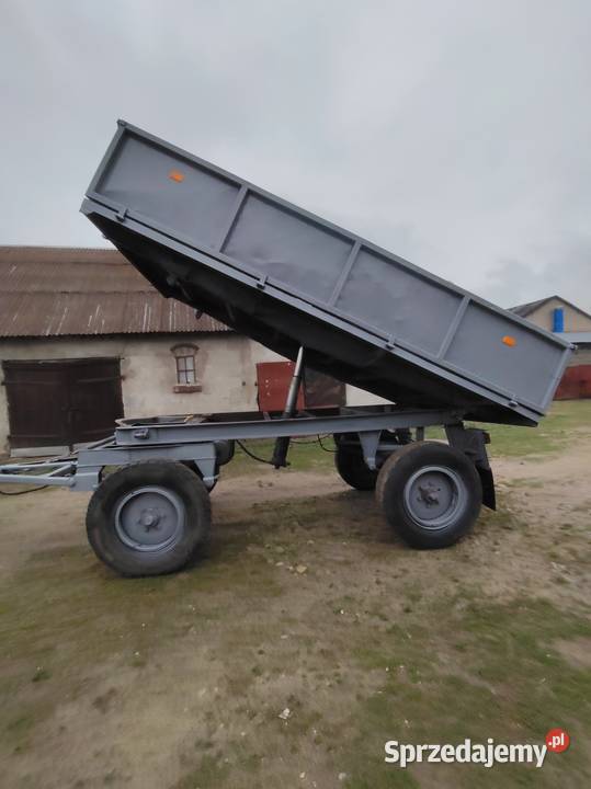 Przyczepa d47 z trójstronnym wywrotem Skierniewice