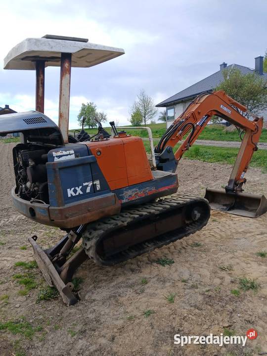 Minikoparka kubota kx71