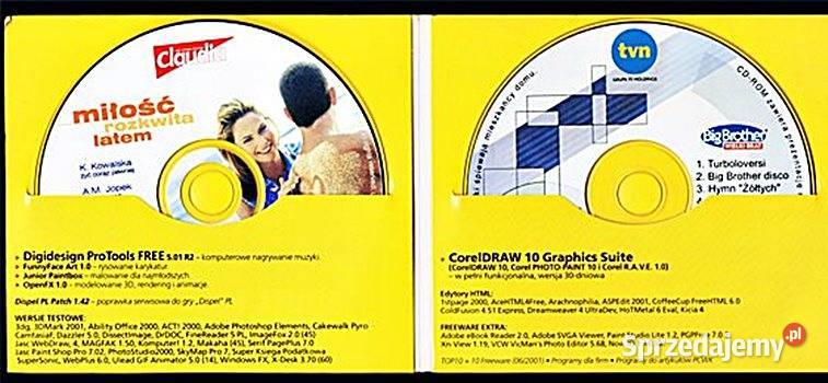 ZESTAW Gier i Programów PC na płytach CDx8 10 Chorzów sprzedam
