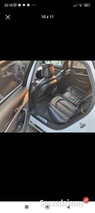 Audi A8 42 TDI D4 biala chip 400 bogata masaże automatyczna A8 Rabka-Zdrój