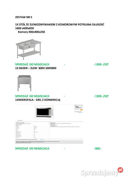 KONTENER GASTRONOMICZNY NA MB 308 DO Bytom sprzedam
