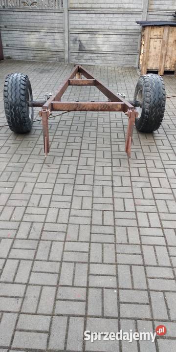 Rama i oś do przyczepy Pierzchno