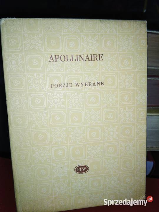 Pierwsze wydanie książki Apollinaire Wiersze