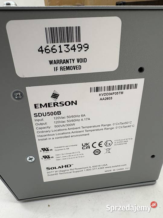 Emerson SBU 500B UPS