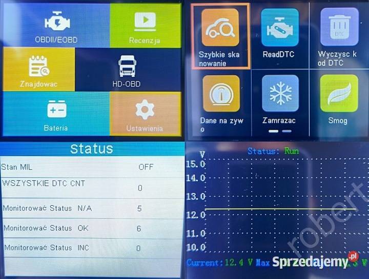Skaner OBD2 HDOBD 12V24V Samochody Osobowe i mazowieckie