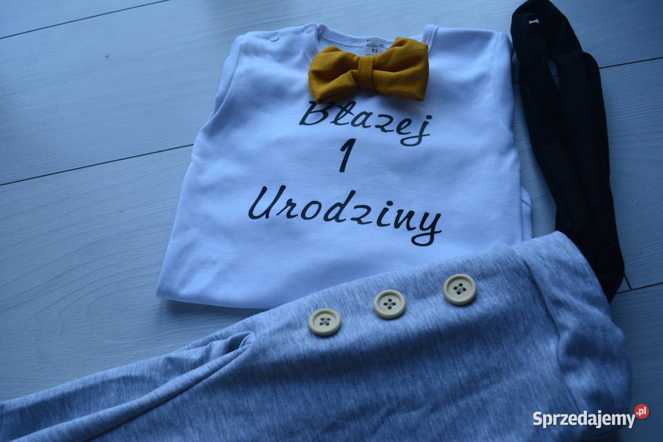 Komplet na urodziny roczek chlopiec Waćmierz