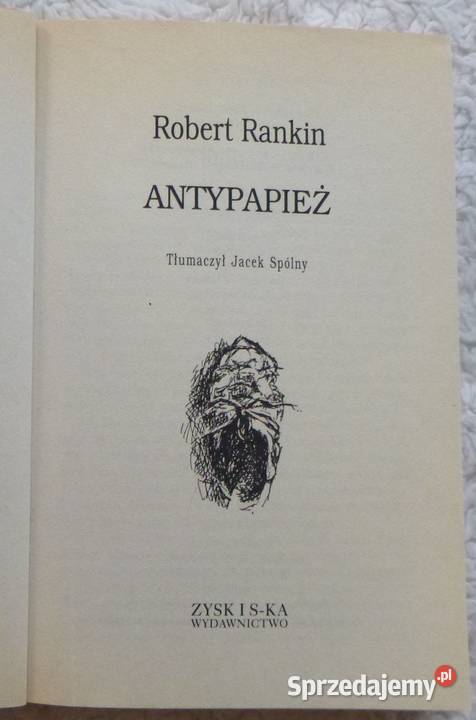 Antypapież Robert Rankin Proza i poezja mazowieckie Warszawa