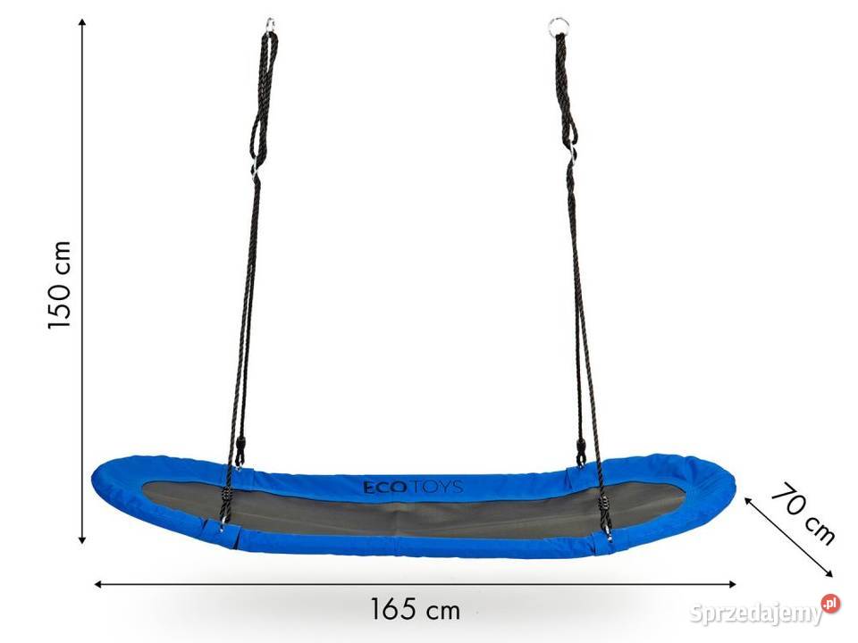 Huśtawka ogrodowa bocianie gniazdo xxl owalna