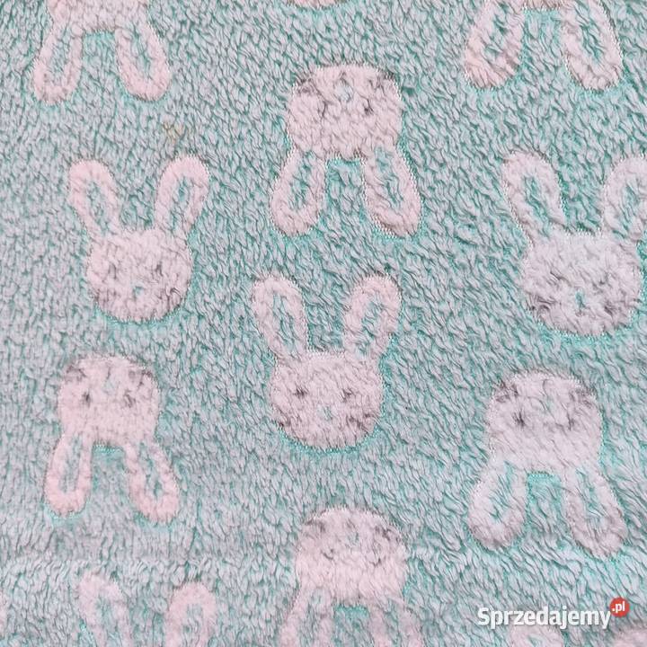 Kocyk zajączki 75x100 TMX Kids seledynowy Pościel i kocyki Katowice