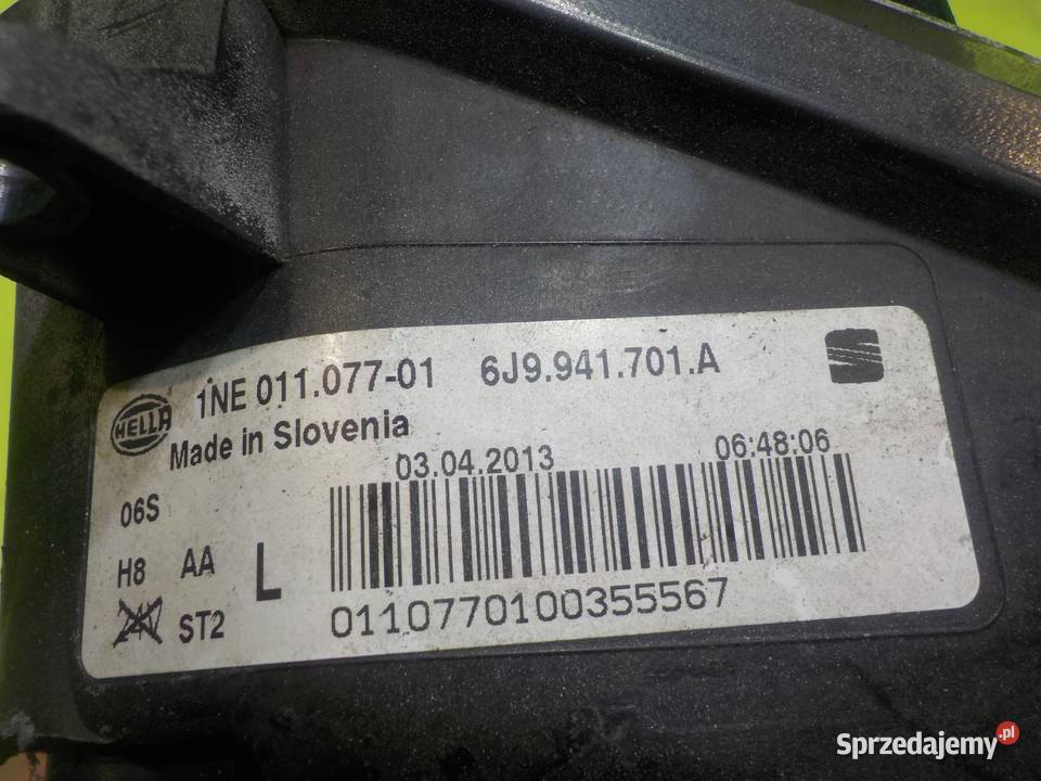 SEAT IBIZA IV 6j LIFT 13r HB 3D halogen lewy Suków