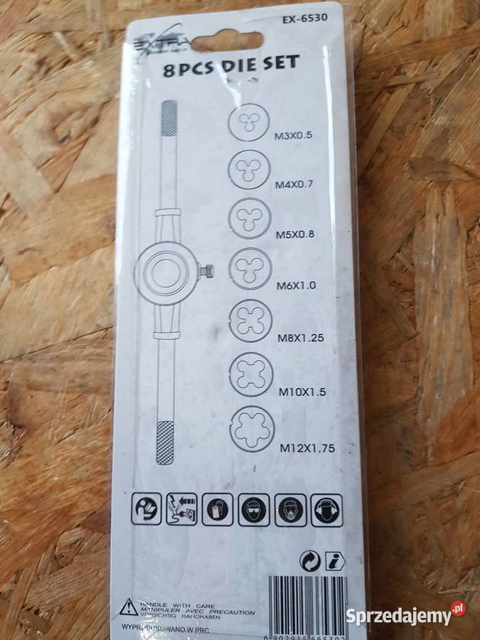 Narzynki warsztatowe 8el do gwintowania ex 6530 Ręczne Głogowa sprzedam