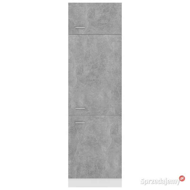 Szafka na lodówkę szarość betonu 60x57x207 Warszawa