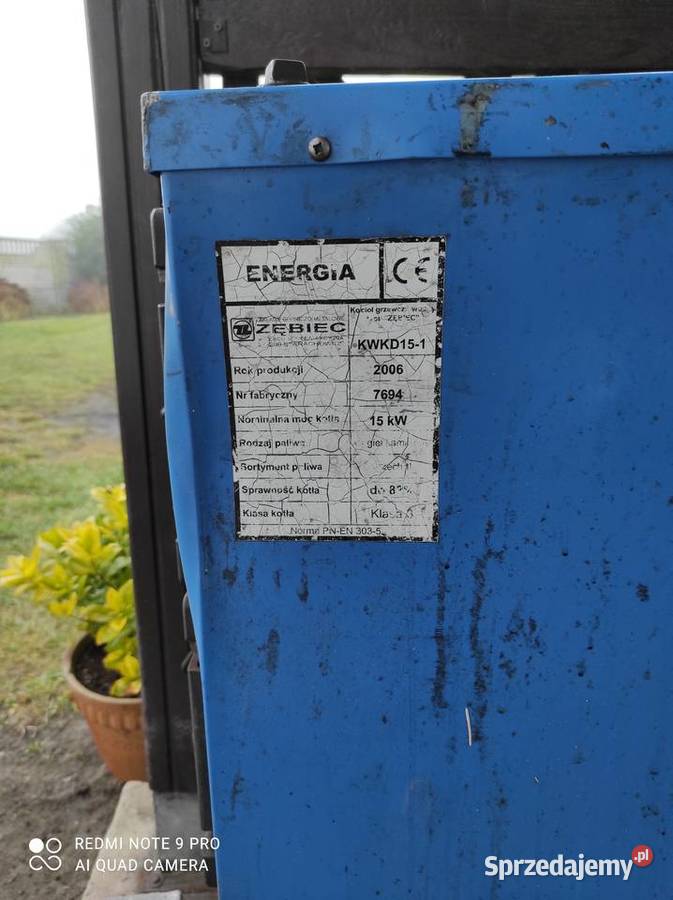 Piec Zębiec 15 kW Sprawny żeliwo Murowana Goślina
