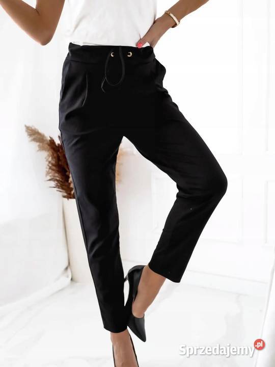 Spodnie Novum cygaretki 36 czarne Pątnów