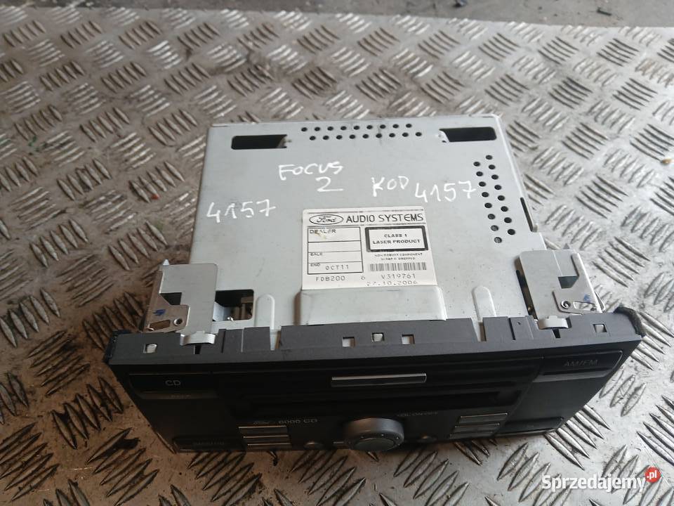 Radio Fabryczne Ford 6000CD kod do radia osobowe Radłów