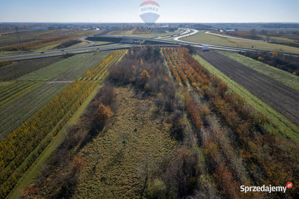Działka usłgowa trasie S7 i Alei Krakowskiej asfalt Rembertów