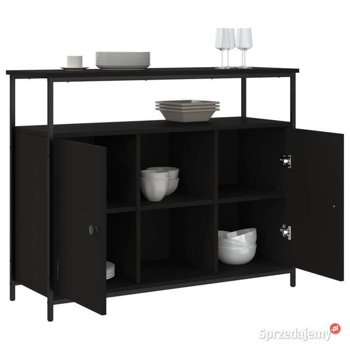Szafka czarna 100x35x80 materiał drewnopochodny Pozostałe mazowieckie Warszawa sprzedam