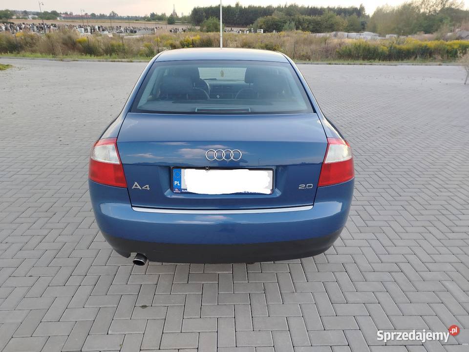 A4 B6 20 Benzyna Gaz sekwencja 2002 SEDAN 2000cm3