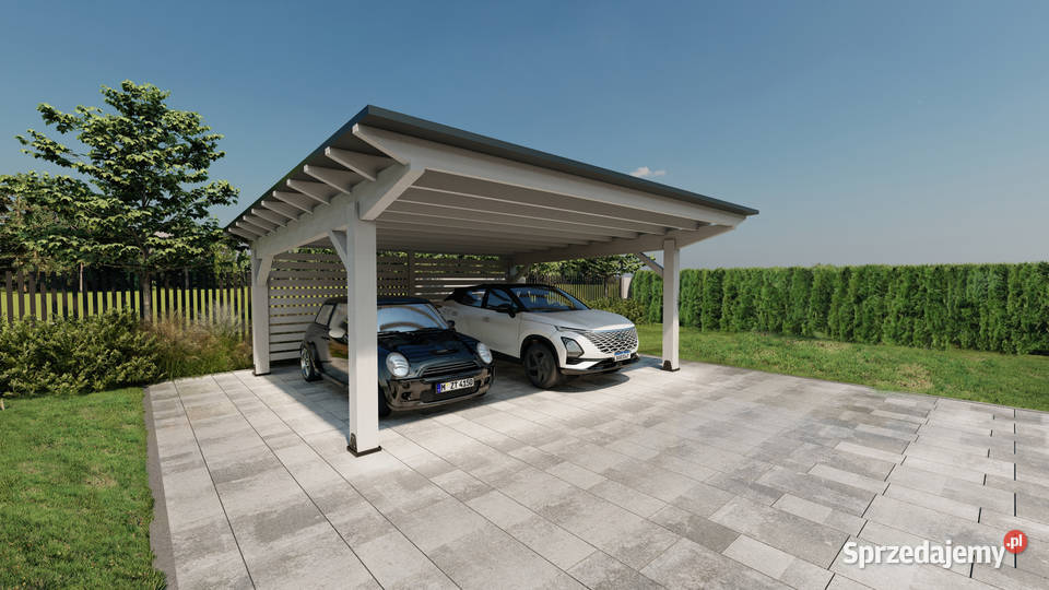 Wiata garażowa drewniana Sevilla 6M mazowieckie Warszawa