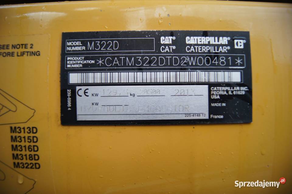 Kopraka CATM322D Olszyna sprzedam