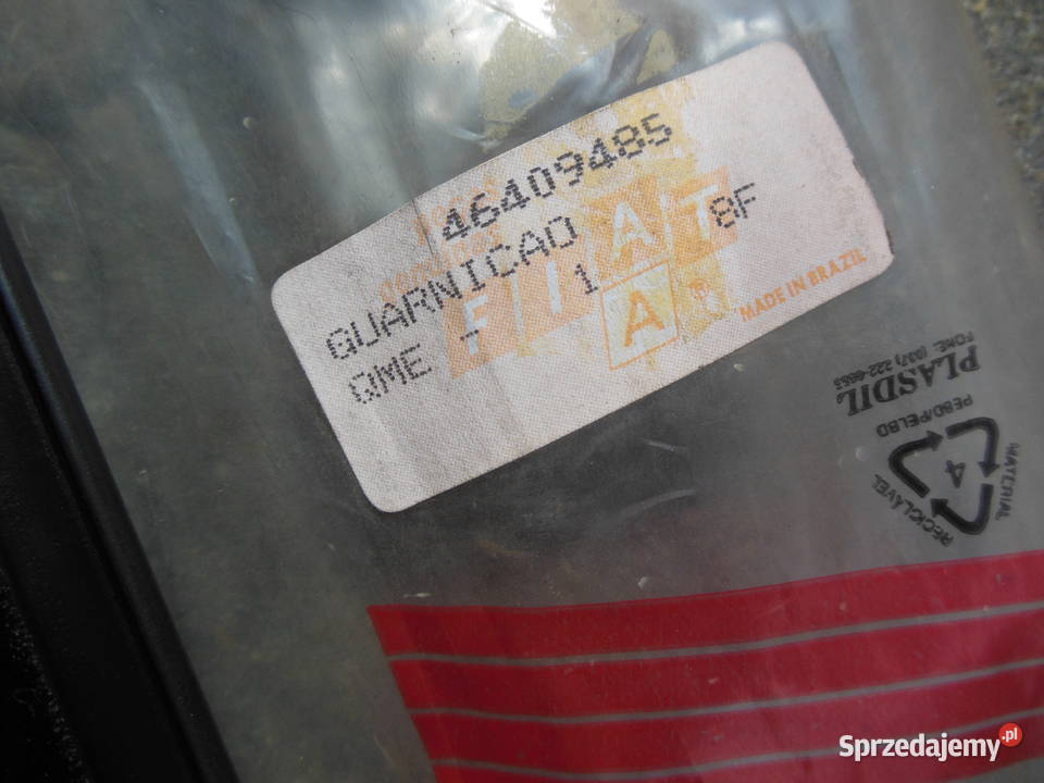 46409484Uszczelka wewnętrzna dolna szyby drzwi Kozy